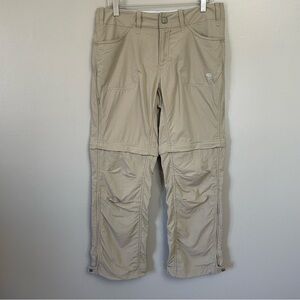 Mountain Hardwear Convertible Hiking Pants size 8 Gorpcore outdoors camping